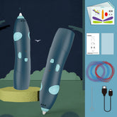 3D Printing Pen With 3 PCL Filament Low Temperature DIY Painting Graffiti Kids Drawing Pen for Children Painting