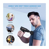 Mini Massage Gun Deep Tissue Portable 6 Speeds Percussion Muscle Massager