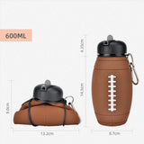 Collapsible Sports Water Bottle Reusable Leak-proof Portable