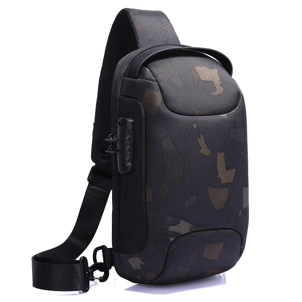 Hot Style Summer Men's Sports Car Breast Bag Single Shoulder Bag