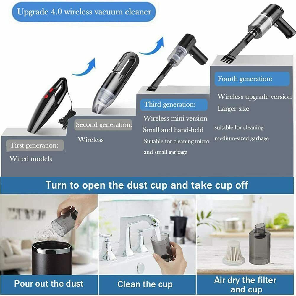 VersaClean Portable Car Vacuum Cleaner