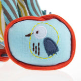 Bed around plush toys for babies