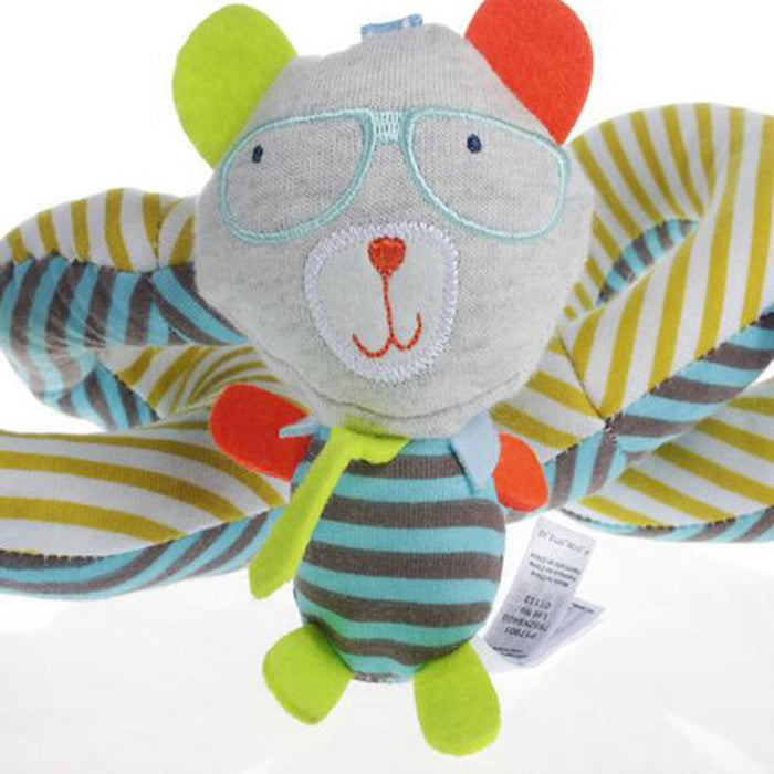 Bed around plush toys for babies