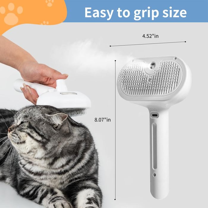 Upgraded Pet Spray Grooming Comb