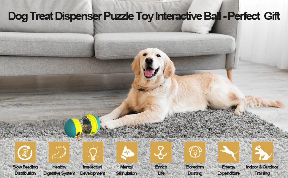 Dog Food Dispenser Ball