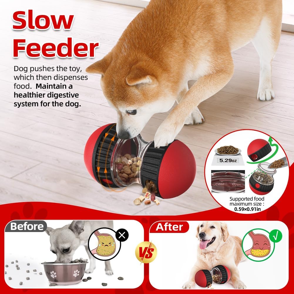 Dog Food Dispenser Ball