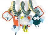 Bed around plush toys for babies