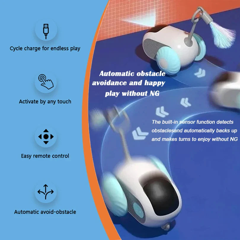 Cat Smart Interactive Car Toy