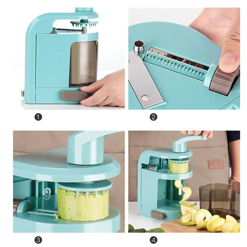 Top Chef Spiralizer Hand Cranked Salad Maker