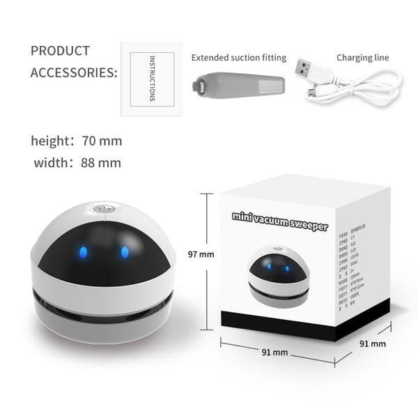 USB Desktop Keyboard Cleaner Mini Handheld Vacuum Cleaner