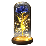 Rose Gift With Led Lights