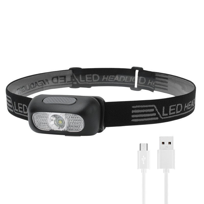USB Charging Night Fishing Waterproof Night Running Headlight