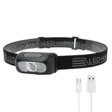 USB Charging Night Fishing Waterproof Night Running Headlight