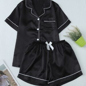 womens short sleeved shorts pajamas and home clothing