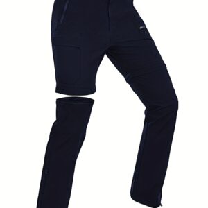 womens outdoor cargo trousers solid   detachable into shorts suitable for outdoor sports suitable for autumn